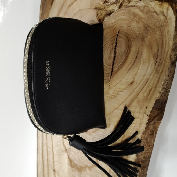 laura mercier Handbags - Laura Mercier Black w/Gold Accent Makeup Bag